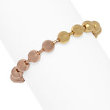 Toscana Italiana 18K Gold Plated Mixed Tone Beaded Bracelet
