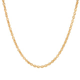 Toscana Italiana 18K Gold Plated Double Rolo Link Necklace