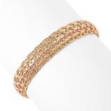 Graziella 18K Gold Multi-Row Bismarck Chain Bracelet