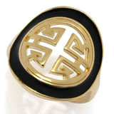 Passport to China 18K Gold Plated Chinese Symbol Ring