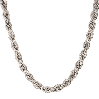 Toscana Italiana 18K Gold Plated Twisted Rope Chain Necklace
