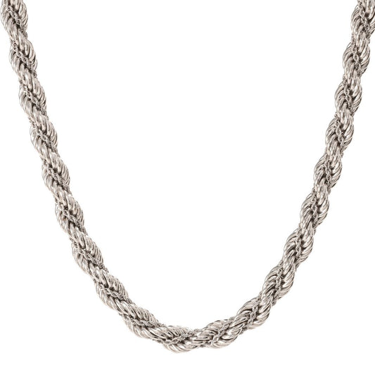 Toscana Italiana 18K Gold Plated Twisted Rope Chain Necklace