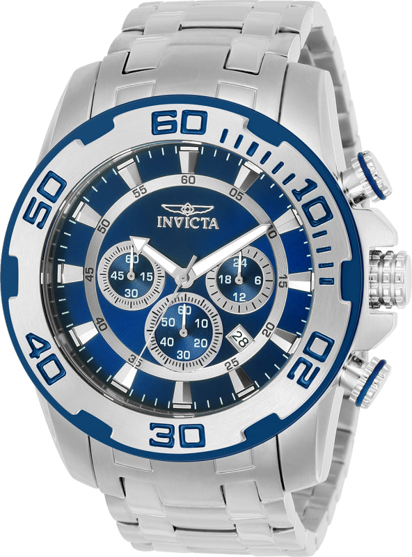 Invicta Men's 50mm Pro Diver Quartz Chronograph Bracelet Watch
