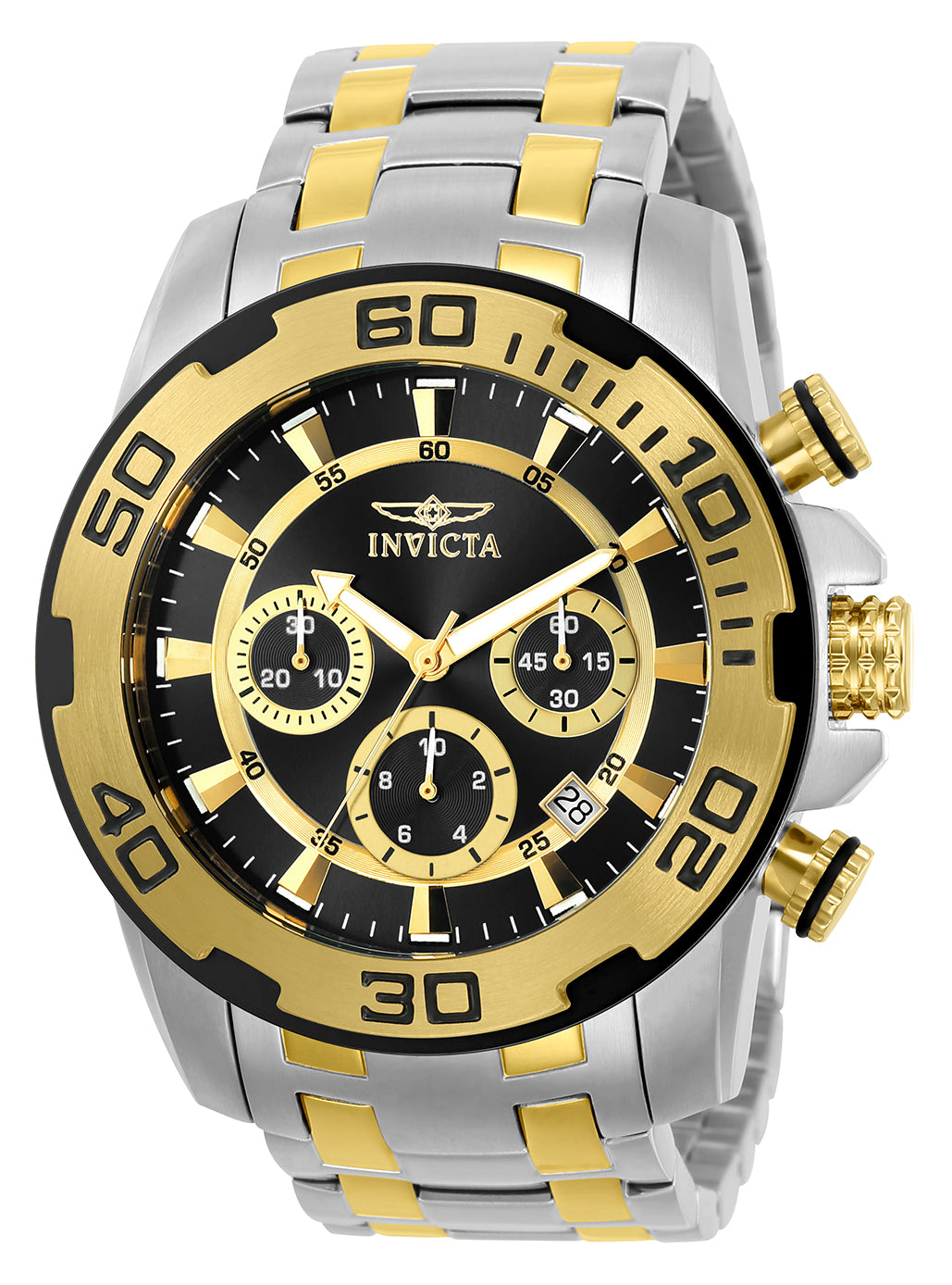 Invicta Men's 50mm Pro Diver Scuba Quartz Chronograph Bracelet Watch