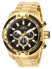 Invicta Men's 50mm Speedway Quartz Chronograph Carbon Fiber Accented Bracelet Watch