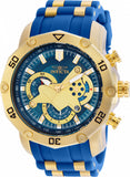 Invicta Men's 50mm Pro Diver Scuba Quartz Silicone & Stainless Steel Strap Watch