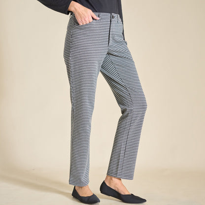 Christopher & Banks Signature Slimming Herringbone Ponte Pant