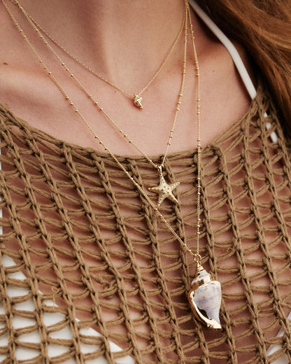 Bryan Anthonys Choice of Plating "Sea Seeker" Shell Necklace