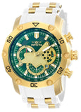 Invicta Men's 50mm Pro Diver Scuba Quartz Multifunction Silicone Strap Watch