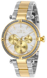 Invicta Women's 36mm Bolt Quartz 24 Hour Mosaic Dial Two-Tone Bracelet Watch