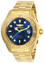 Invicta Men's 47mm Pro Diver Automatic Date Goldtone Bracelet Watch