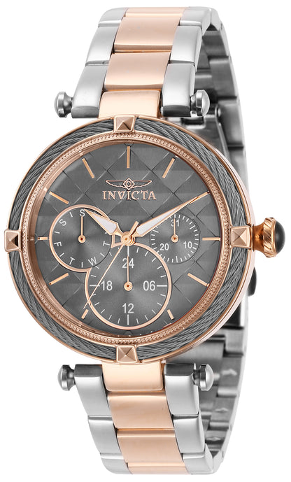 Invicta Women's 36mm Bolt Quartz 24 Hour Mosaic Dial Two-Tone Bracelet Watch