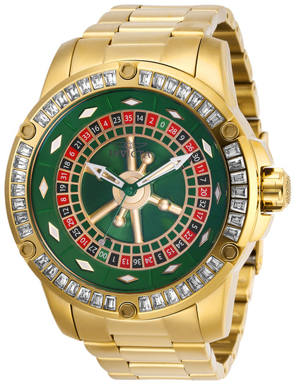 Invicta Men's 52mm Specialty Automatic Roulette Crystal Bezel Bracelet Watch