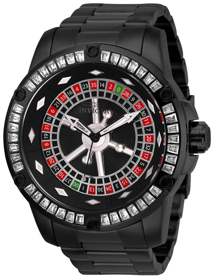 Invicta Men's 52mm Specialty Automatic Roulette Crystal Bezel Bracelet Watch
