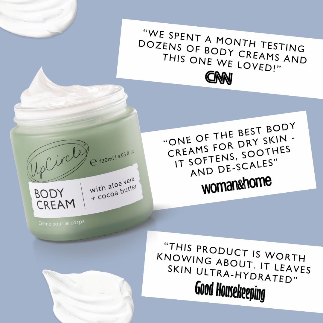 UpCircle Natural Body Cream with Aloe Vera & Cocoa Butter
