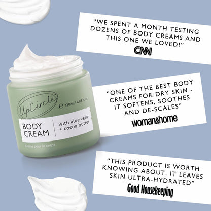 UpCircle Natural Body Cream with Aloe Vera & Cocoa Butter