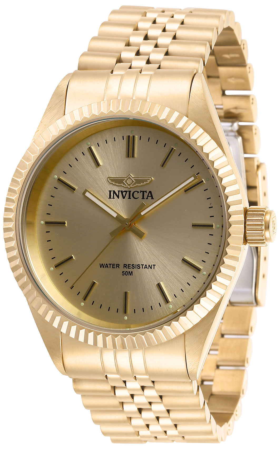 Invicta Men's 43mm Specialty Quartz Diamond-Cut Bezel Bracelet Watch