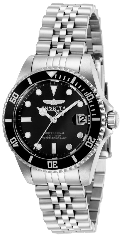 Invicta Women's 34mm Pro Diver Quartz Date Jubilee Bracelet Watch
