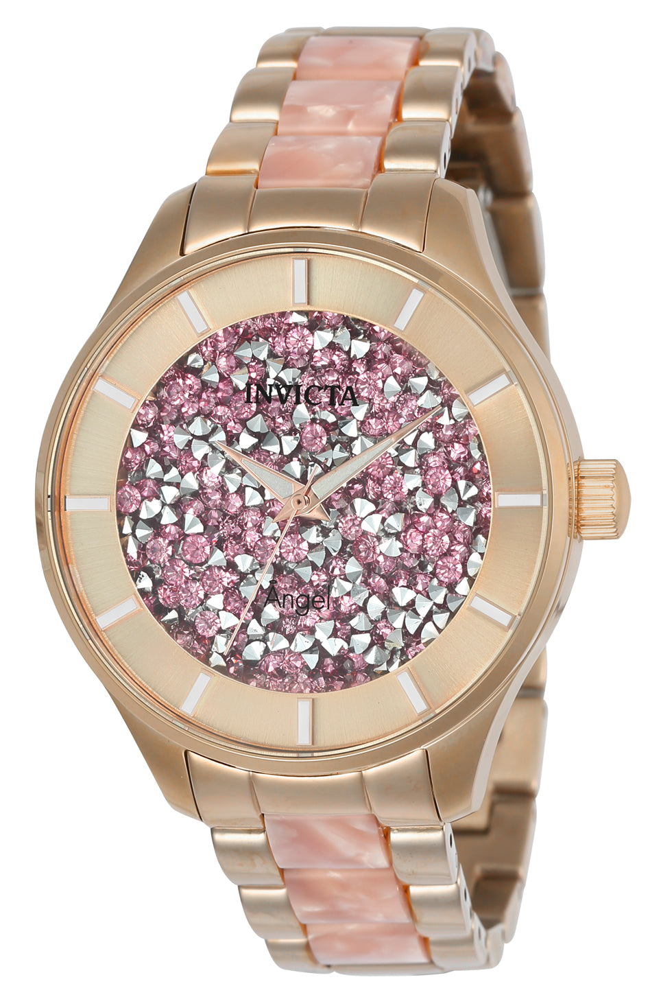 Invicta Women's 40mm Angel Crystal Accented Resin Bracelet Watch
