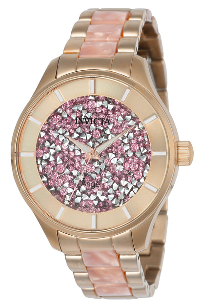 Invicta Women's 40mm Angel Crystal Accented Resin Bracelet Watch
