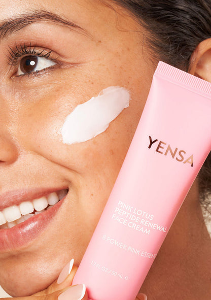 YENSA Pink Lotus Peptide Renewal Face Cream 1.7oz