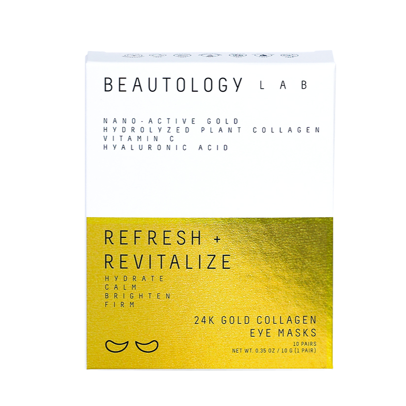 BEAUTOLOGY LAB 24K Gold Collagen Eye Masks - 10 Pairs
