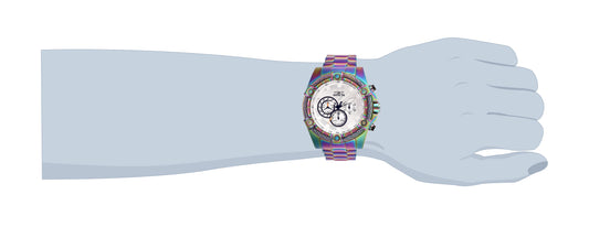 Invicta Men's 52mm Bolt Quartz Chronograph Iridescent Bracelet Watch