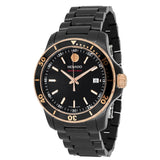 Movado Men's 40mm Series 800 Swiss Made Quartz Date Black Bracelet Watch