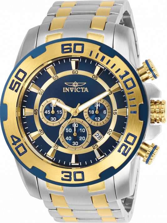 Invicta Men's 50mm Pro Diver Quartz Multifunction Two-Tone Bracelet Watch