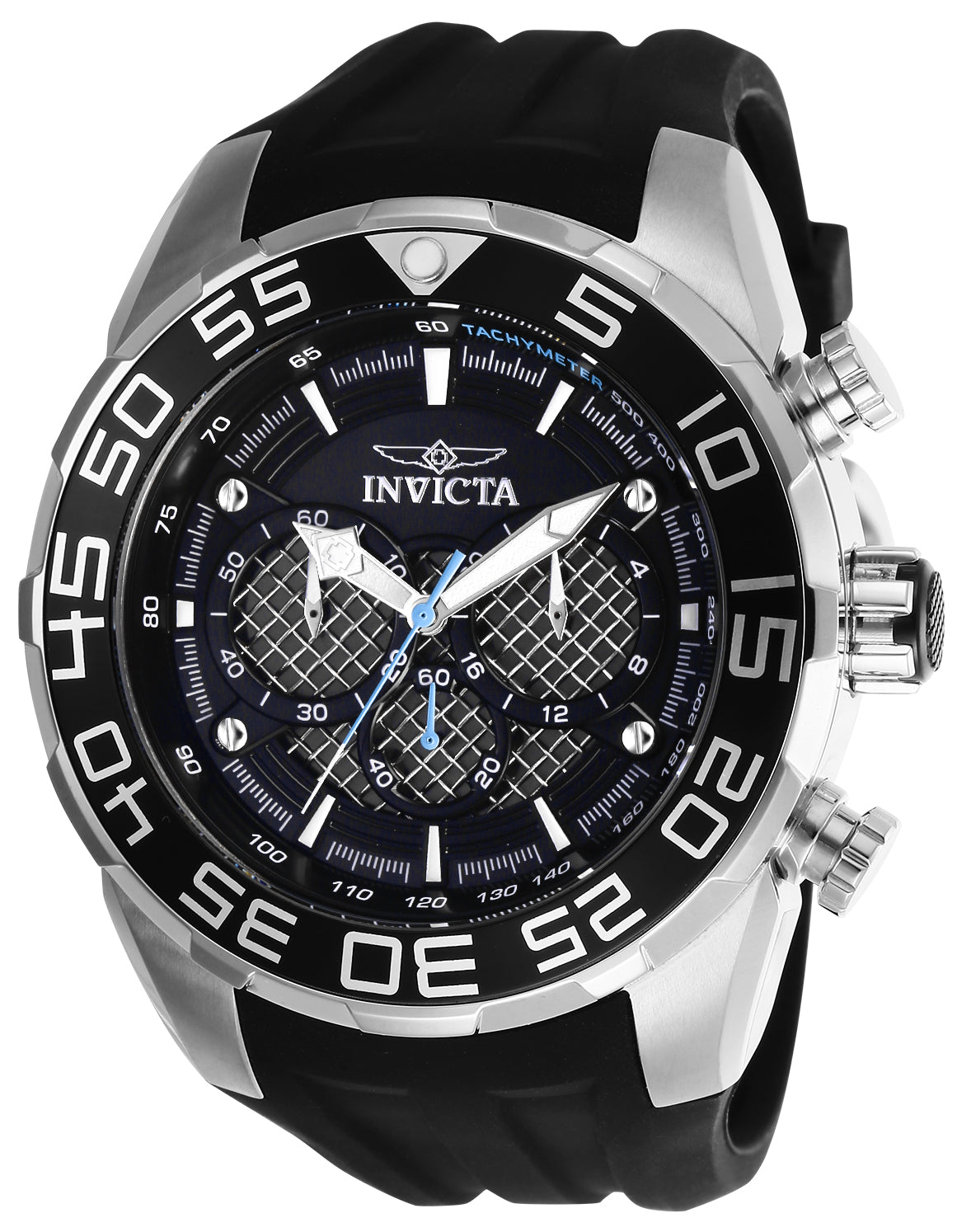 Invicta Men's 50mm Speedway Scuba Quartz Multifunction Silicone Strap Watch