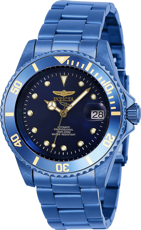 Invicta Men's 40mm Pro Diver Automatic Blue Label Bracelet Watch