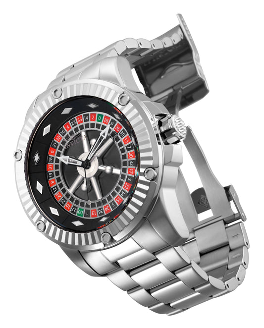 Invicta Men's 52mm Specialty Automatic Roulette Fluted Bezel Bracelet Watch