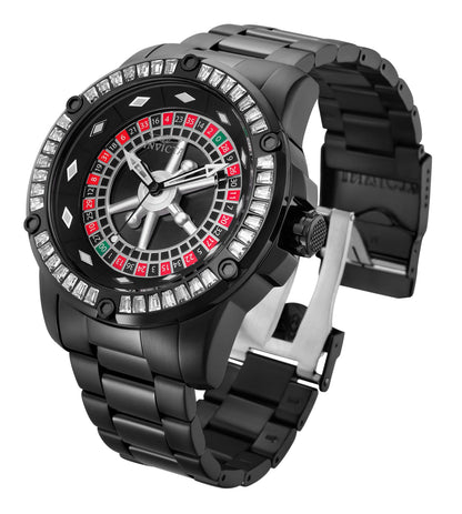 Invicta Men's 52mm Specialty Automatic Roulette Crystal Bezel Bracelet Watch