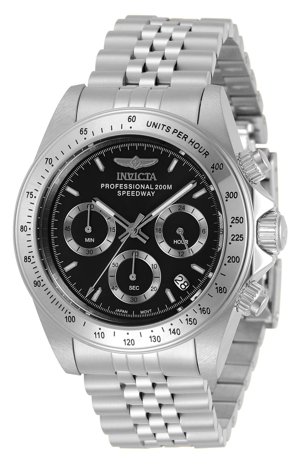 Invicta Men's 39mm Speedway Quartz Chronograph Stainless Steel Bracelet Watch