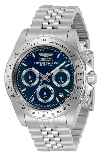 Invicta Men's 39mm Speedway Quartz Chronograph Stainless Steel Bracelet Watch