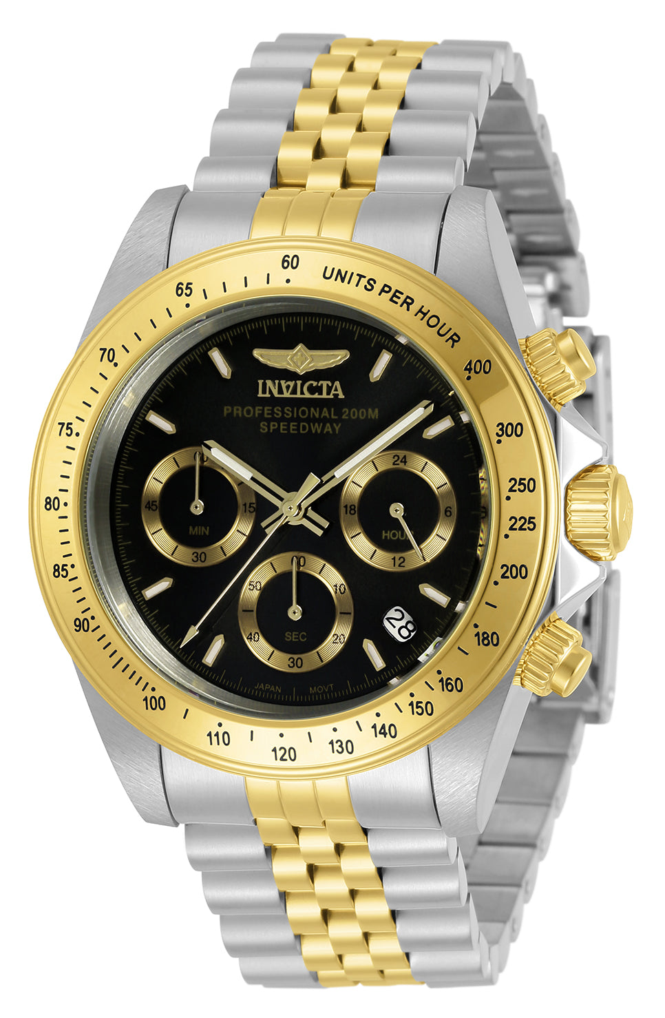 Invicta Men's 39mm Speedway Quartz Chronograph Stainless Steel Bracelet Watch