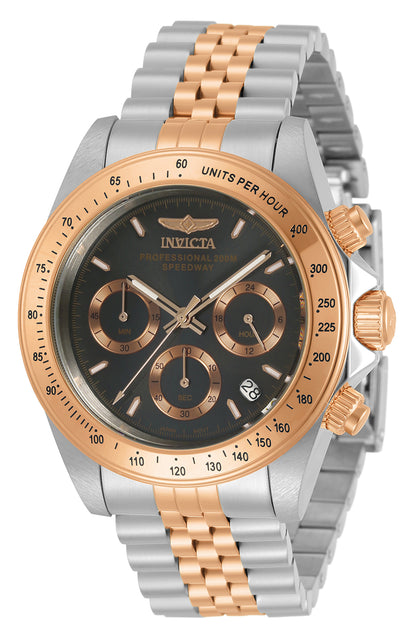 Invicta Men's 39mm Speedway Quartz Chronograph Stainless Steel Bracelet Watch
