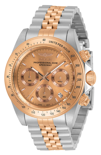 Invicta Men's 39mm Speedway Quartz Chronograph Stainless Steel Bracelet Watch