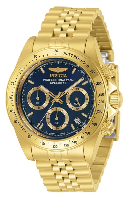 Invicta Men's 39mm Speedway Quartz Chronograph Stainless Steel Bracelet Watch
