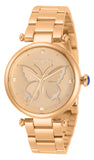 Invicta Women's 36mm Wildflower Quartz Butterfly MOP Dial Bracelet Watch