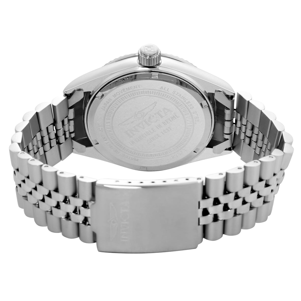 Invicta Men's 43mm Specialty Quartz Fluted Bezel Jubilee Bracelet Watch