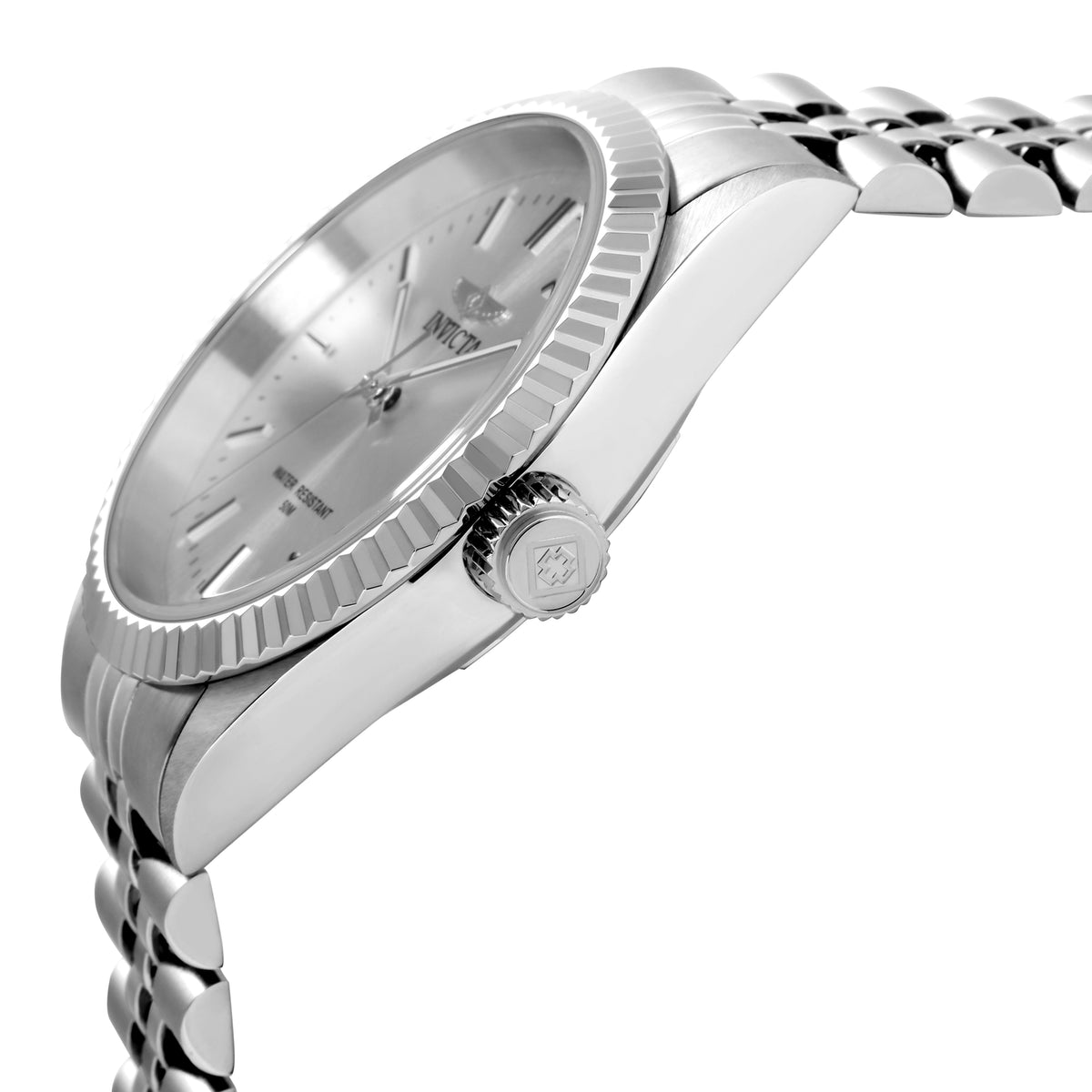Invicta Men's 43mm Specialty Quartz Fluted Bezel Jubilee Bracelet Watch