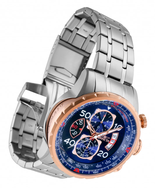 Invicta Men's 48mm Aviator Quartz Chronograph Tactical Dial Bracelet Watch