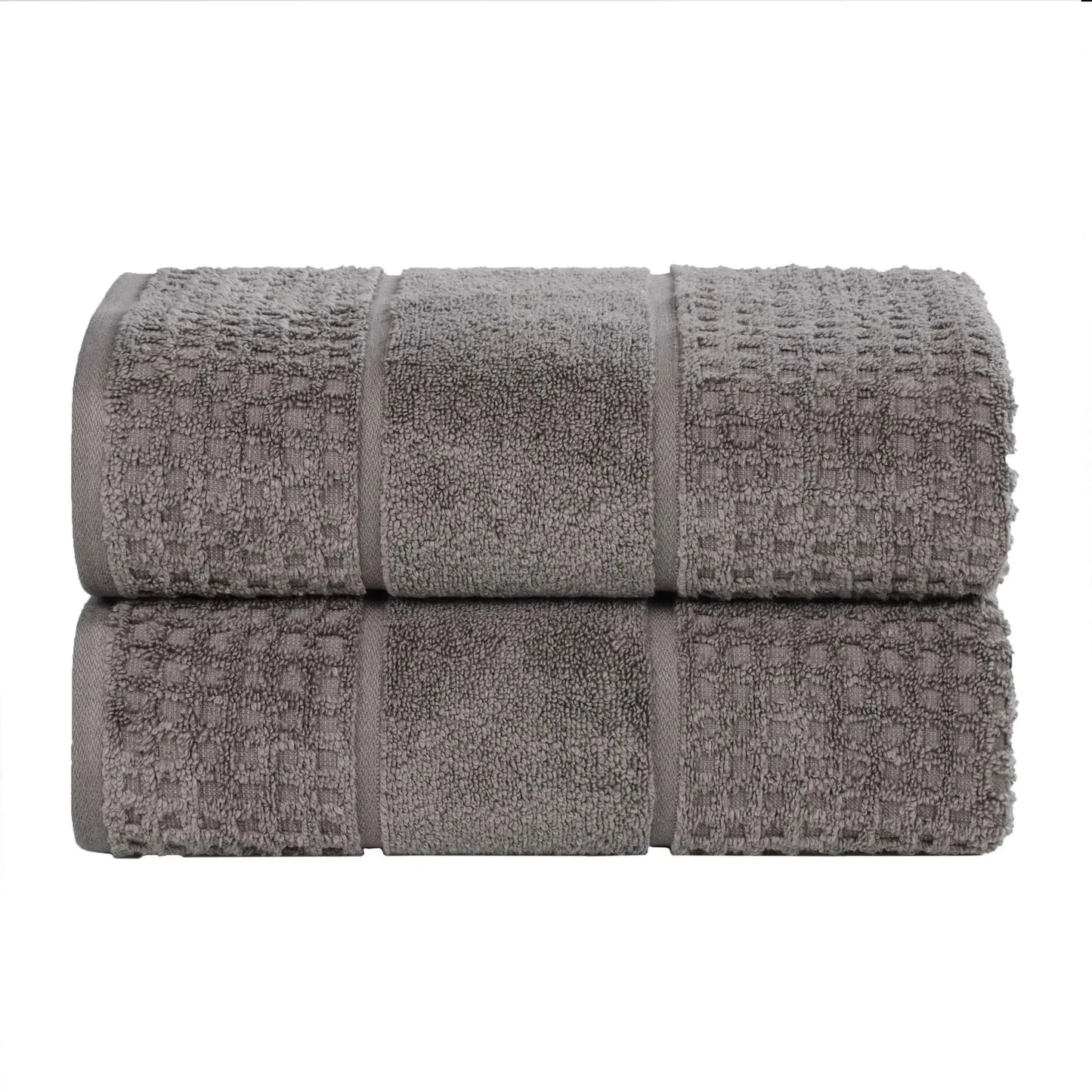 Superior "Napa" Zero Twist 100% Cotton Set of 2 Bath Sheets