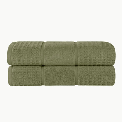 Superior "Napa" Zero Twist 100% Cotton Set of 2 Bath Sheets