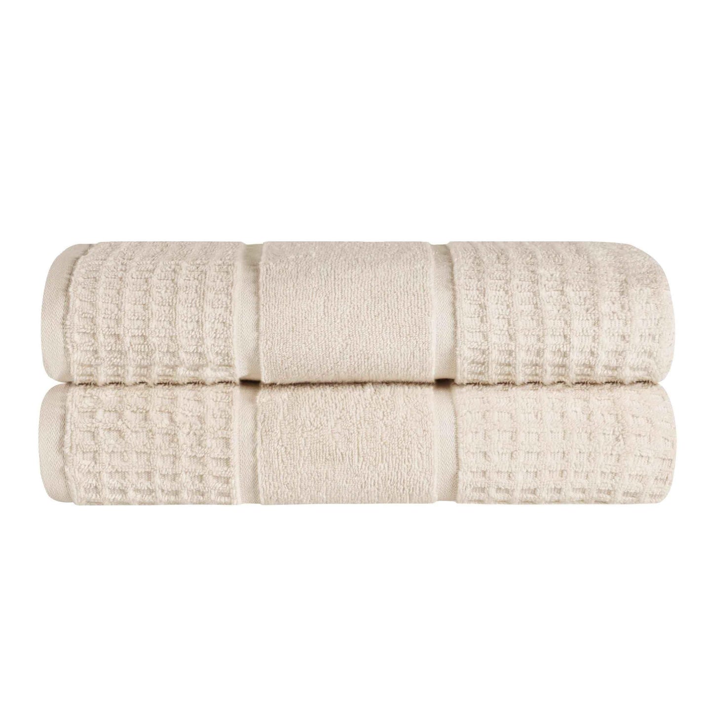Superior "Napa" Zero Twist 100% Cotton Set of 2 Bath Sheets