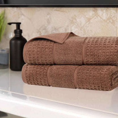 Superior "Napa" Zero Twist 100% Cotton Set of 2 Bath Sheets