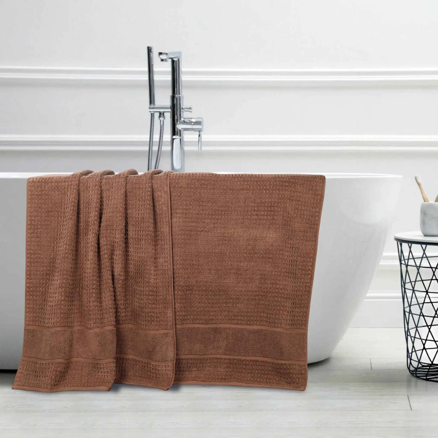 Superior "Napa" Zero Twist 100% Cotton Set of 2 Bath Sheets