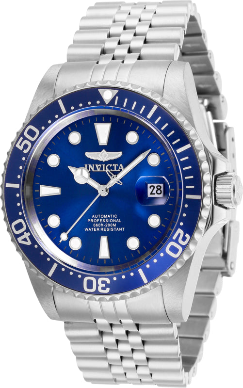 Invicta Men's 42mm Pro Diver Quartz Blue Dial Bracelet Watch