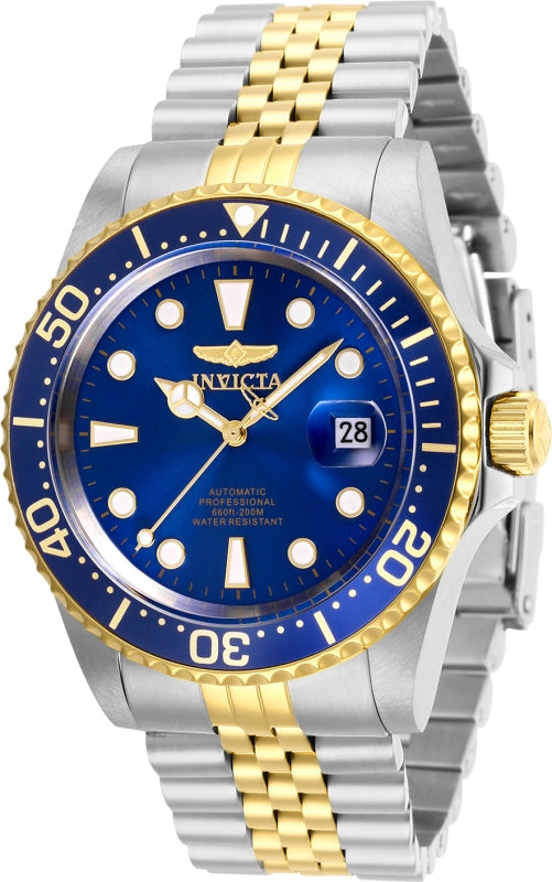 Invicta Men's 42mm Pro Diver Quartz Blue Dial Bracelet Watch